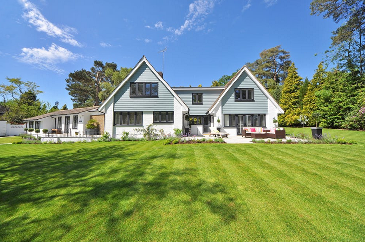 white home exterior